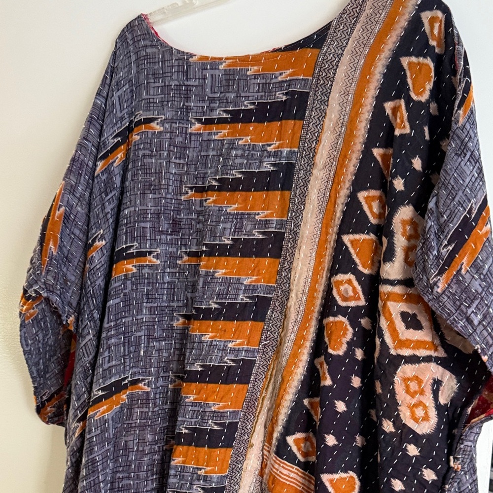 Bohemian Patterned Kantha Dress - Picture 3 of 4